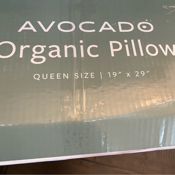 New with box Avacado Organic pillow size 19” * 29” - Picture 5 of 12